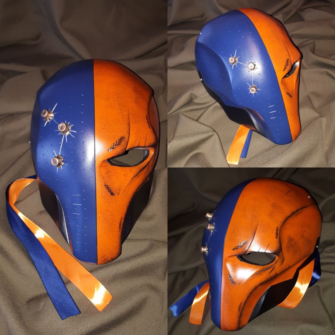 Inspired Deathstroke Mask One Eye Version Deathstroke Helmet Etsy