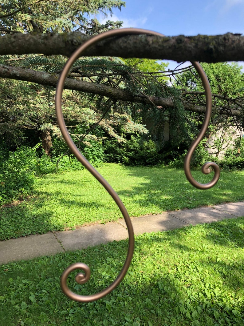 Wrought Iron Hanging Bird Feeder Bird House EZ Hanger Hand Etsy