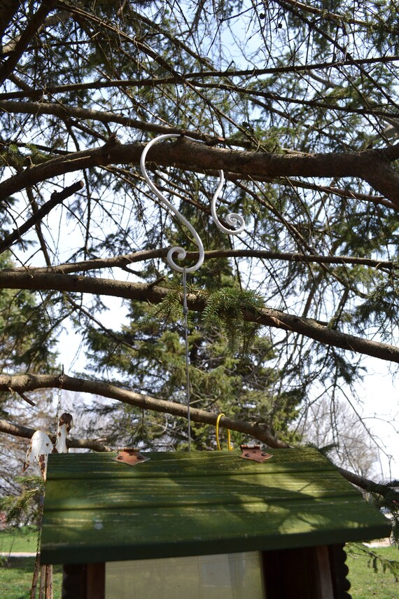 Bird House Hanger Bird Feeder S Hook Tree Branch Hook With Etsy