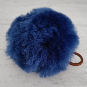 Sheepskin ball for dogs, custom flick pole toy for small dogs and puppies