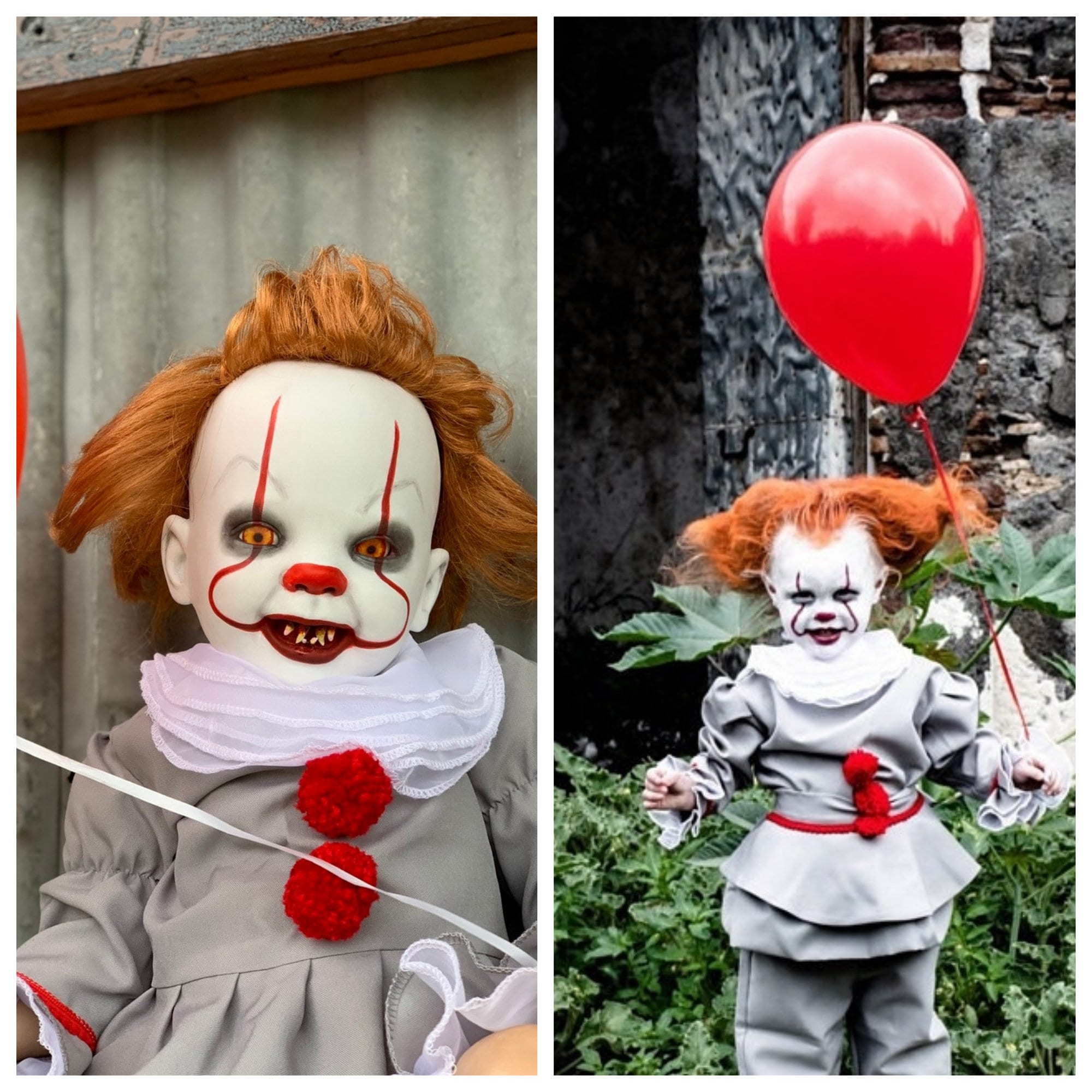 Pennywise costume cosplay costume pennywise halloween costume kids hallowee...