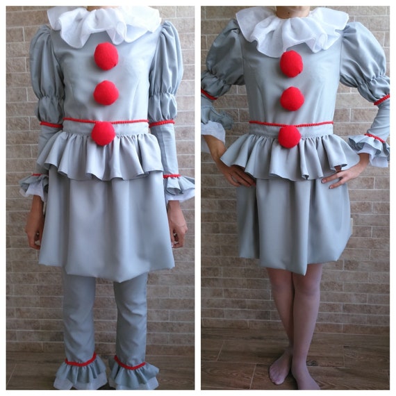 Pennywise Costume Dress Pennywise Clown Pennywise The Clown Etsy Enchanting Pennywise Costume Pattern Pennywise Costume Dress Pennywise Clown Pennywise The Clown Etsy Enchanting Pennywise Costume Pattern