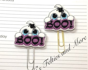 Ghost Planner Clip, Planner Clip, Ghost Paper Clip, Halloween Planner Clip, Halloween Bookmark, Ghost Bookmark, Journal Clip