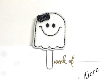 Ghost Planner Clip, Halloween Planner Clip, Ghost Paper Clip, Halloween Paper Clip, Planner Clip, Paper Clip, Book Mark