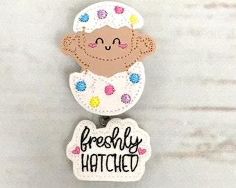 Freshly Hatched Easter Baby Badge Reel, Labor and Delivery Badge Reel, Nurse Badge Reel, L&D Badge Reel, Neonatal Badge Reel, RN Badge Reel