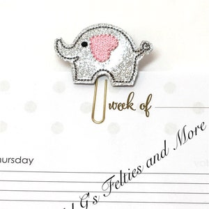 Elephant Planner Clip, Teacher Planner Clip, Animal Planner Clip ...