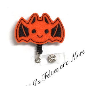 Bat Badge Reel, Badge Reel, Nurse Badge Reel, Halloween Badge Reel, RN Badge Reel, Nurse Gift, Teacher Badge Reel, Retractable Badge Holder