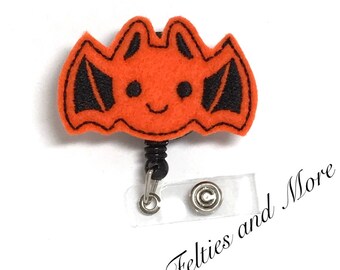 Bat Badge Reel, Badge Reel, Nurse Badge Reel, Halloween Badge Reel, RN Badge Reel, Nurse Gift, Teacher Badge Reel, Retractable Badge Holder