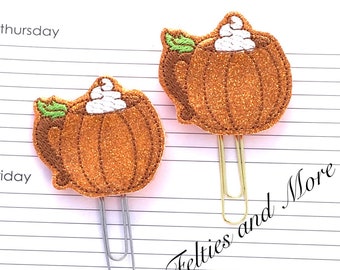 Pumpkin Planner Clip, Pumpkin Paper Clip, Pumpkin, Fall Planner Clip, Book Mark, Planner Clip, Journal Clip, Planner Accessory, Teacher Gift