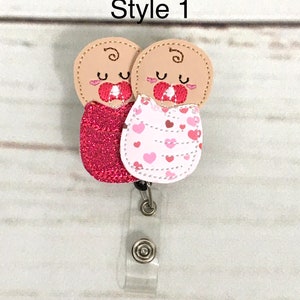 Burrito Baby Badge Reel, Labor And Delivery Badge Reel, Valentines Day Badge Reel, Nurse Badge Reel, Medical Badge Reel, Badge Reel Topper