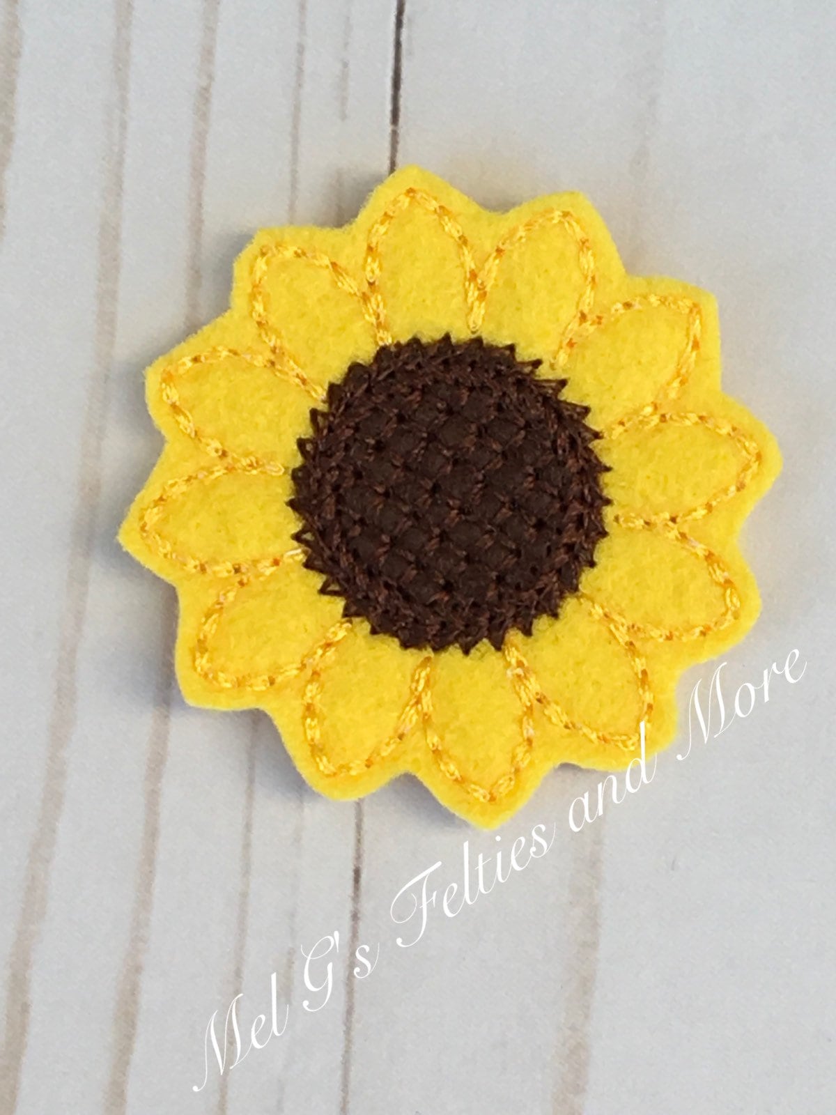 ひまわりフェルト、花フェルト、ガーデンフェルト、刺繍フェルト