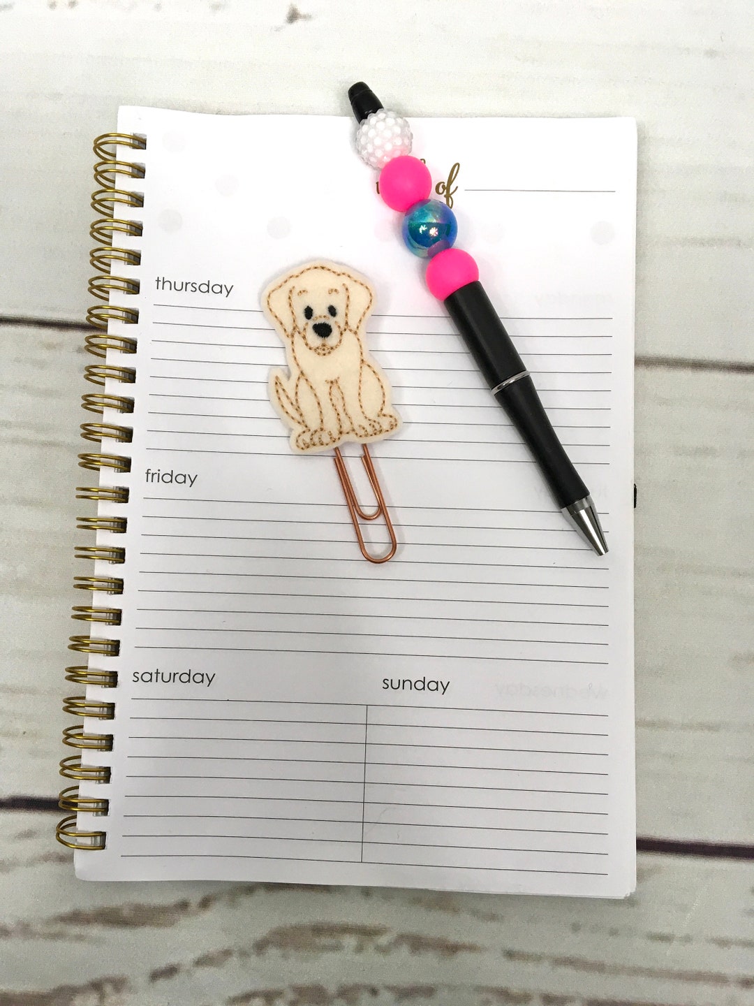Labrador Paper Clip, Lab Paper Clip, Dog Planner Clip, Animal Paper