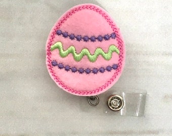 Easter Egg Badge Reel, Badge Reel Topper, Nurse Badge Reel, ID Holder, Medical Badge Reel, Retractable Badge Reel, RN Badge Reel, Badge Clip