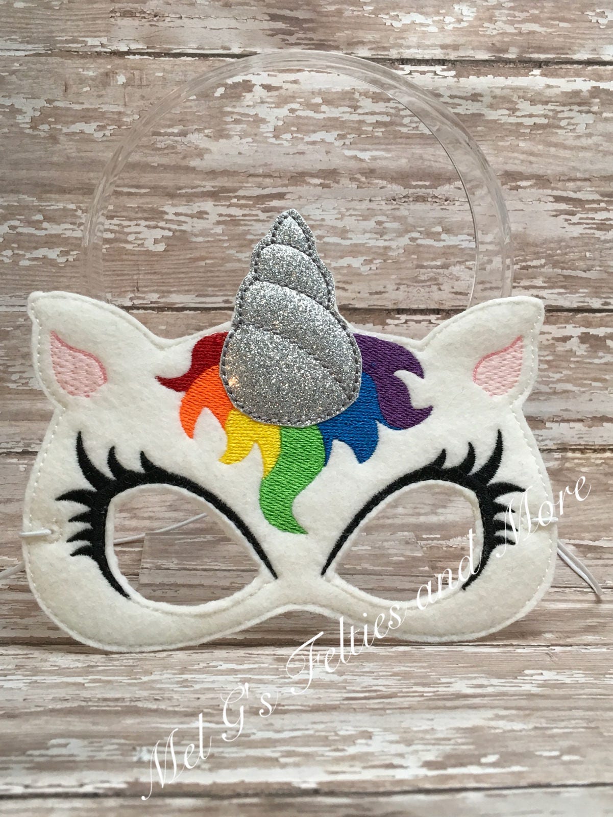 Unicorn Mask Dress up Mask Unicorn Dress up Mask Masquerade Etsy