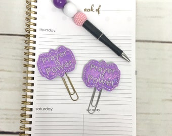 Prayer Is Power Planner Clip, Faith Planner Clip, Prayer Paper Clip, Christian Planner Paper Clip, Jesus Planner Paper Clip, Bible Bookmark