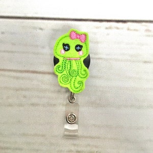 Jellyfish Badge Reel, Jellyfish Badge Holder, Nurse Badge Reel, Ocean Badge Reel, Beach RN Badge Reel, Teacher Badge Reel, Badge Reel Topper