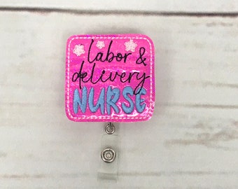 Labor And Delivery Badge Reel, Nursing Badge Reel, Glitter Nurse Badge Reel, Neonatal Badge Reel, RN Badge Holder, Nurse Badge Reel Topper