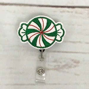 Christmas Badge Reel, Peppermint Badge Reel, Nurse Badge Reel, Holiday Badge Reel, Teacher Badge Reel, Badge Reel Topper, Nurse Badge Holder