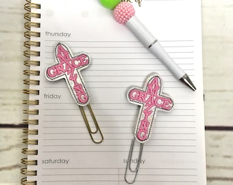 Religious Planner Clip, Amazing Grace Planner Clip, Cross Paper Clip, Bible Journal Paper Clip, Cross Planner Paper Clip, Bible Bookmark