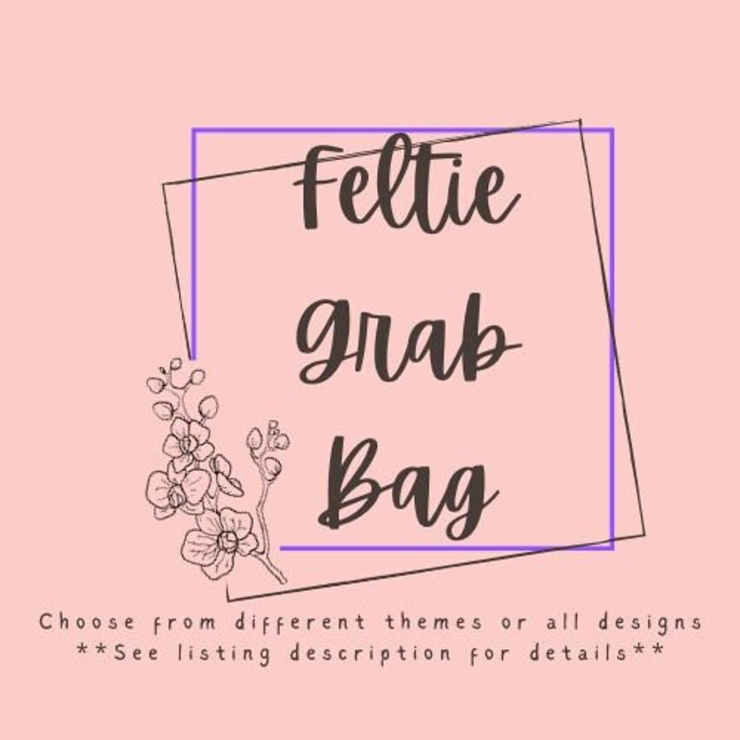 Feltie Grab Bag, Mystery Feltie Grab Bag, Holiday Felties, Medical ...