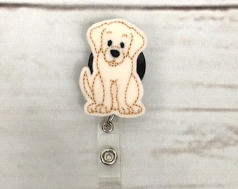 Labrador Badge Reel, Animal Badge Reel, Nurse Badge Reel, RN Badge Reel,Nurse Gift, Lab Badge Holder, Dog Badge Reel, Retractable Badge Reel