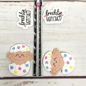 Freshly Hatched Easter Baby Badge Reel, Labor and Delivery Badge Reel, Nurse Badge Reel, L&D Badge Reel, Neonatal Badge Reel, RN Badge Reel image 3