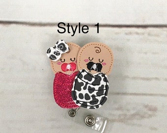 Western Baby Badge Reel, Burrito Baby Badge Reel, Labor And Delivery Badge Reel, Cow Print Badge Reel, Nurse Badge Reel, Badge Reel Topper
