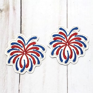 Fireworks Feltie, Firework Felties, Firecracker Feltie, Fourth of July Feltie, Summer Feltie, Patriotic Felties, Feltie Embellishment