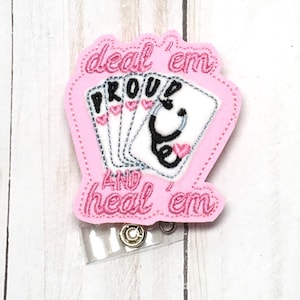 Nurse Badge Reel, Card Badge Reel, Nurse Badge Holder, RN Badge Reel,ID Badge Reel, Medical Badge Reel, Retractable Badge Reel, Badge Topper