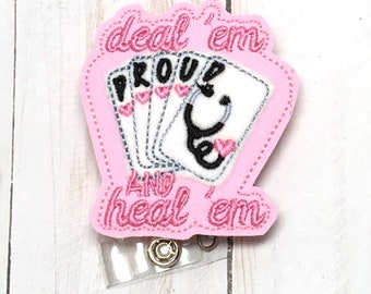 Nurse Badge Reel, Card Badge Reel, Nurse Badge Holder, RN Badge Reel,ID Badge Reel, Medical Badge Reel, Retractable Badge Reel, Badge Topper