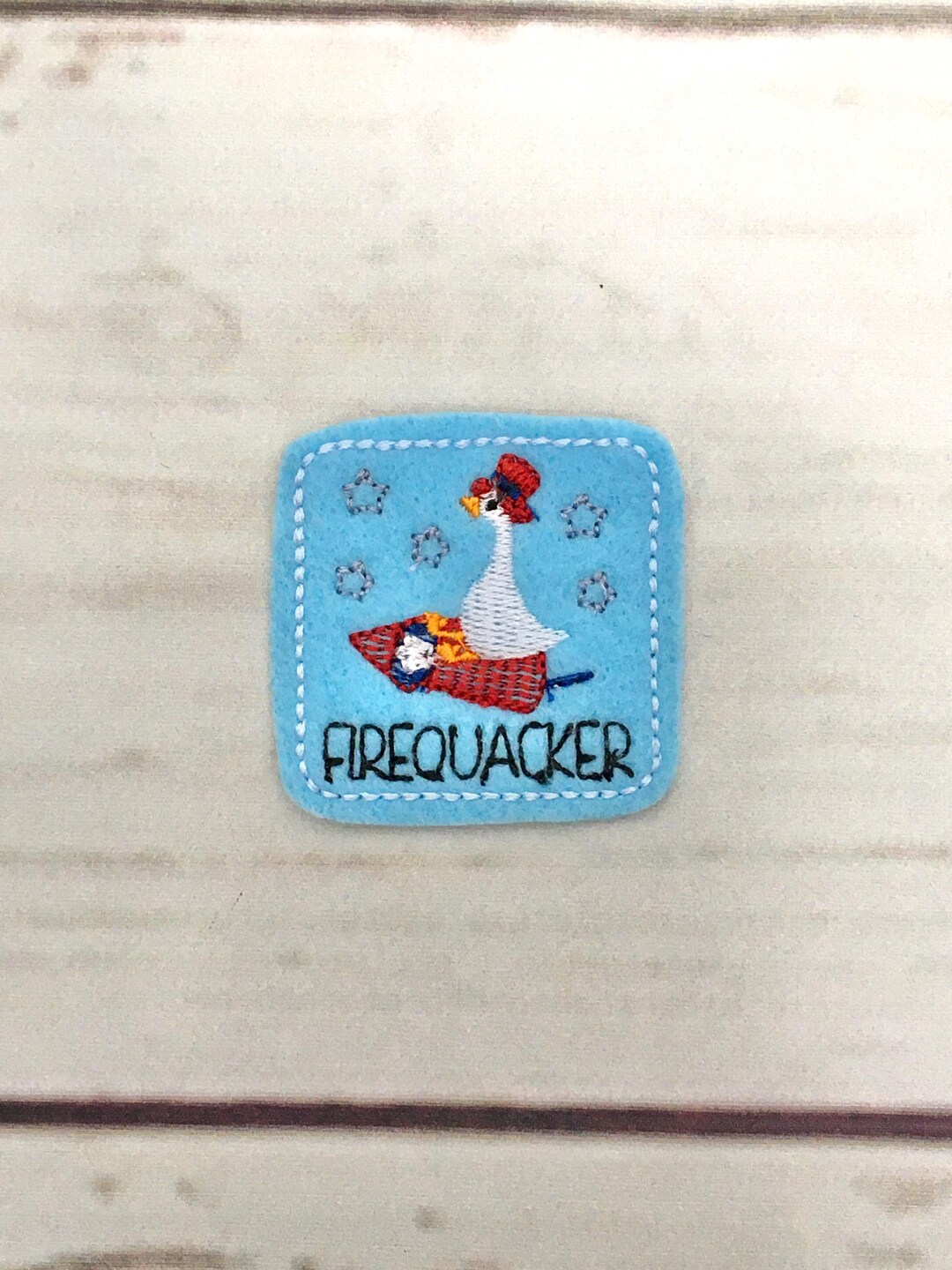 Firework Iron on Patch, 4th of July Iron on Patch, Goose Iron on Patch ...