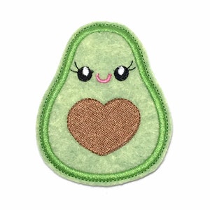 Avocado Patch, Avocado Iron On Patch, Avocado Sew On Patch, Embroidered Iron On Patch, Embroidered Sew on Patch, Jacket Patch, Food patch