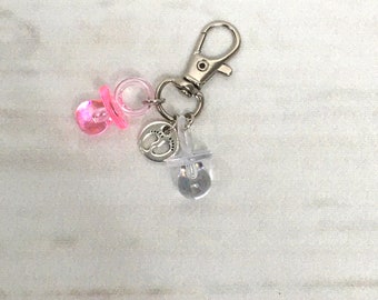 Badge Reel Charm, Pacifier Charm, Baby Feet Charm, Labor and Delivery Charm, Backpack Charms, Badge Reel Add On, Badge Reel Accessories