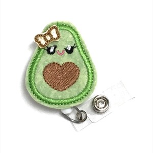 Avocado Badge Reel, Badge Reel Topper, Nurse Badge Reel, RN Badge Holder, Nurse Gift, Teacher Badge Reel, Retractable Badge Holder