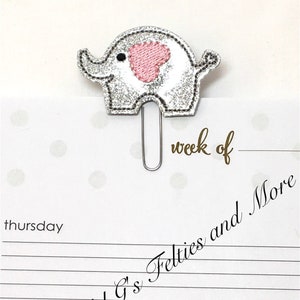 Elephant Planner Clip, Teacher Planner Clip, Animal Planner Clip ...