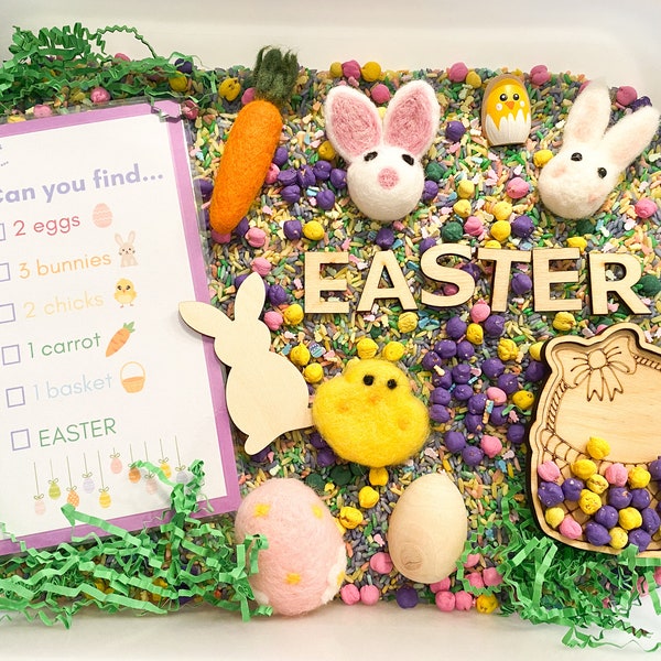 Easter I Spy Sensory Kit - Spring & Easter Sensory Bin