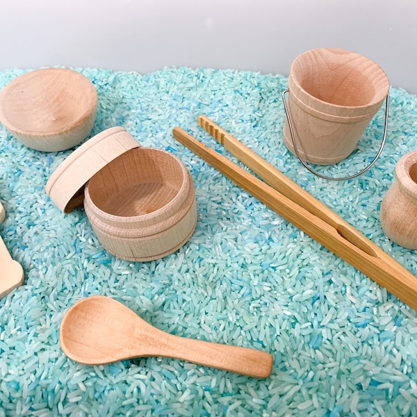 Wooden Sensory Tool Kit - Tools for Sensory Play - Different Sets to Choose From