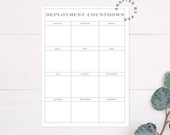 Monthly Deployment Countdown