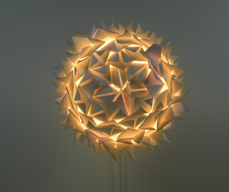 Origami Mobile Paper Pendant Light Wedding Lights Wedding Etsy