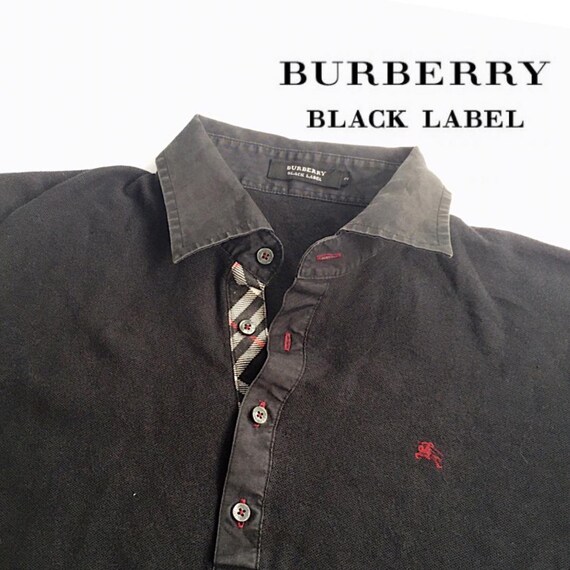 burberry black label polo shirt