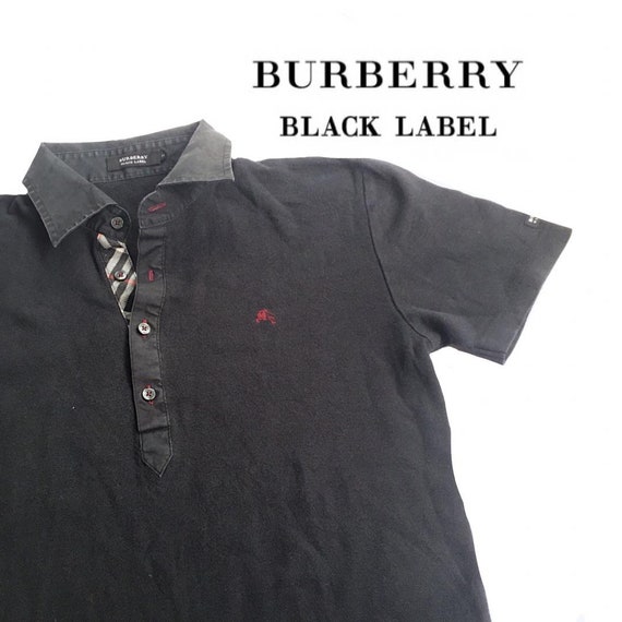 burberry black label polo shirt