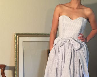 Seersucker Mother of the Bride Dresses