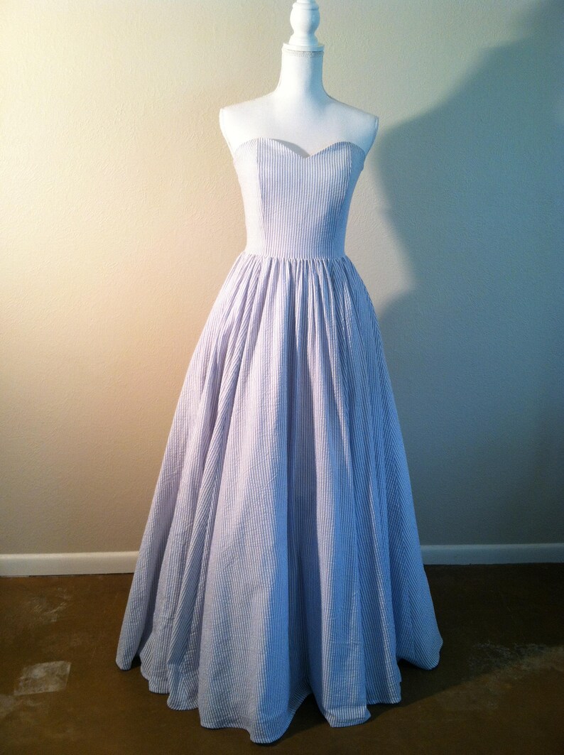 Seersucker Mother of the Bride Dresses