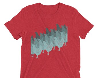 Huhn Mathe T-Shirt - Super weiches, Hinterhof Huhn Liebhaber T-Shirt