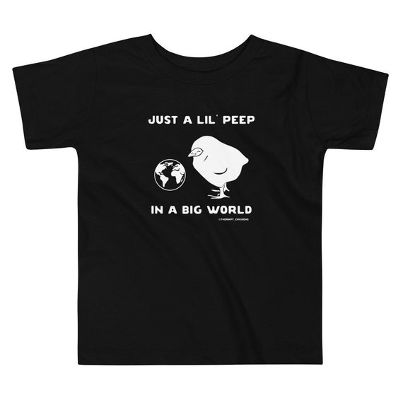 Lil Peep Big World camiseta para ninos pequenos pollito camisa de pollo nino de granja aventura camisa para ninos super suave juego exterior Etsy Espana