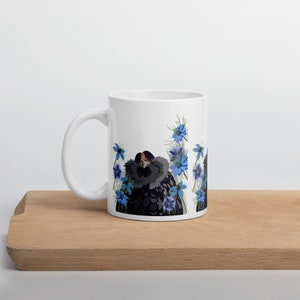 Blue Ameraucana Chicken Mug - Penguin the Chicken Art