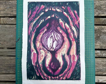 All Of This Is Who I Am&#39; - Original Signed Woodcut - Limited Edition of 4