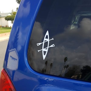 Canoe Vinyl Decal Sticker - Cute