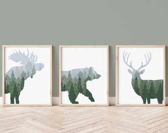 Moose Themed Home Decor : Spring Nature Scenery Man Cave Home Decoration Office Wall Art Countryside House Decor Picture Springtime Moose Multi Panel Canvas Set Art Collectibles Prints Delage Com Br - Check spelling or type a new query.