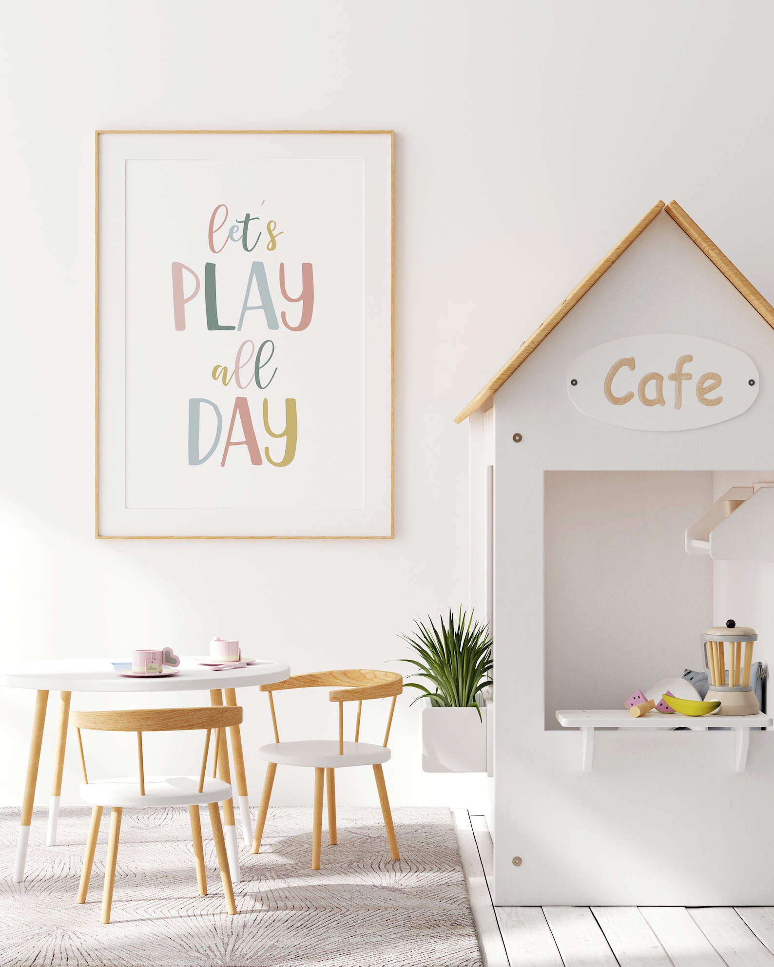 Lets Play All Day Play All Day Print Lets Play Printable | Etsy